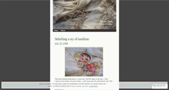 Desktop Screenshot of mothcloth.wordpress.com