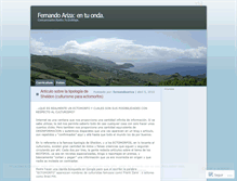 Tablet Screenshot of fernandoariza.wordpress.com