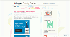Desktop Screenshot of coppercountrycrochet.wordpress.com