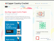 Tablet Screenshot of coppercountrycrochet.wordpress.com