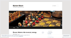 Desktop Screenshot of marketwatchdemo.wordpress.com