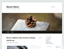 Tablet Screenshot of marketwatchdemo.wordpress.com