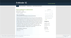 Desktop Screenshot of erdkindersc.wordpress.com