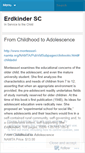 Mobile Screenshot of erdkindersc.wordpress.com