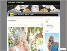 Tablet Screenshot of deeannvonlintel.wordpress.com