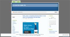Desktop Screenshot of kcentersbm.wordpress.com