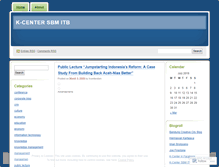 Tablet Screenshot of kcentersbm.wordpress.com