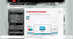 Desktop Screenshot of presentationtemplate.wordpress.com