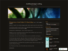 Tablet Screenshot of darkflamedesign.wordpress.com