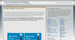 Desktop Screenshot of dawnwoodward.wordpress.com