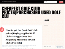 Tablet Screenshot of onlinegolfstores14.wordpress.com