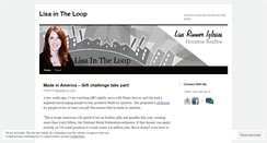 Desktop Screenshot of lisaintheloop.wordpress.com