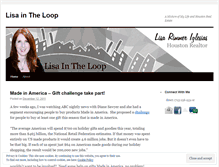 Tablet Screenshot of lisaintheloop.wordpress.com