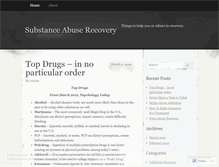 Tablet Screenshot of carolinarecovery.wordpress.com