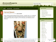 Tablet Screenshot of downonthegarm.wordpress.com