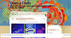 Desktop Screenshot of crazyforcrafts.wordpress.com