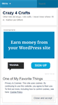 Mobile Screenshot of crazyforcrafts.wordpress.com