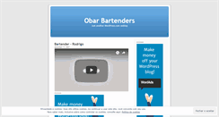 Desktop Screenshot of obarbartenders.wordpress.com