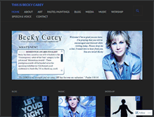 Tablet Screenshot of beckycarey.wordpress.com