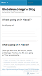 Mobile Screenshot of globalrumblings.wordpress.com