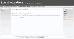 Desktop Screenshot of orddeling.wordpress.com