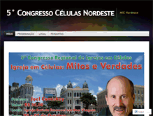 Tablet Screenshot of celulasnordeste.wordpress.com