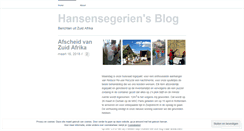 Desktop Screenshot of hansensegerien.wordpress.com