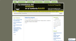 Desktop Screenshot of cursoderecho.wordpress.com