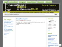 Tablet Screenshot of cursoderecho.wordpress.com