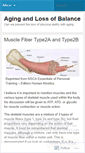 Mobile Screenshot of lossofbalancewithaging.wordpress.com