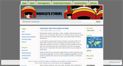 Desktop Screenshot of maracatustudios.wordpress.com