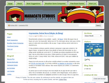 Tablet Screenshot of maracatustudios.wordpress.com