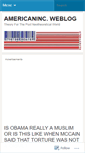 Mobile Screenshot of americaninc.wordpress.com