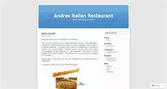 Desktop Screenshot of andresitalian.wordpress.com