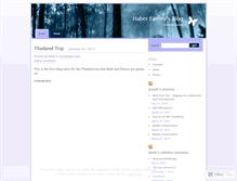 Tablet Screenshot of haberfamily.wordpress.com