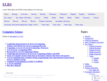Tablet Screenshot of elrs.wordpress.com