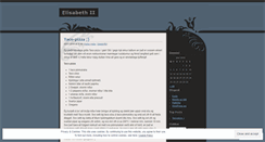 Desktop Screenshot of elisabethii.wordpress.com