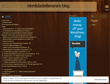 Tablet Screenshot of identidadeliteraria.wordpress.com