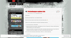 Desktop Screenshot of ouralarmclock.wordpress.com