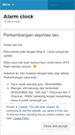 Mobile Screenshot of ouralarmclock.wordpress.com