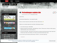 Tablet Screenshot of ouralarmclock.wordpress.com