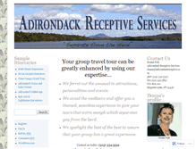Tablet Screenshot of adirondackreceptive.wordpress.com