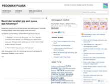 Tablet Screenshot of pedomanpuasa.wordpress.com