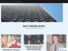Tablet Screenshot of galthousehotel.wordpress.com