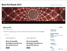 Tablet Screenshot of bestkidreadsdotcom.wordpress.com