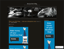 Tablet Screenshot of deejaydoc.wordpress.com