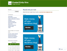 Tablet Screenshot of ciudadevitavive.wordpress.com