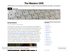 Tablet Screenshot of maode.wordpress.com