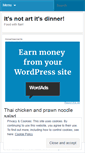 Mobile Screenshot of itsnotartitsdinner.wordpress.com