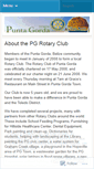 Mobile Screenshot of pgrotary.wordpress.com